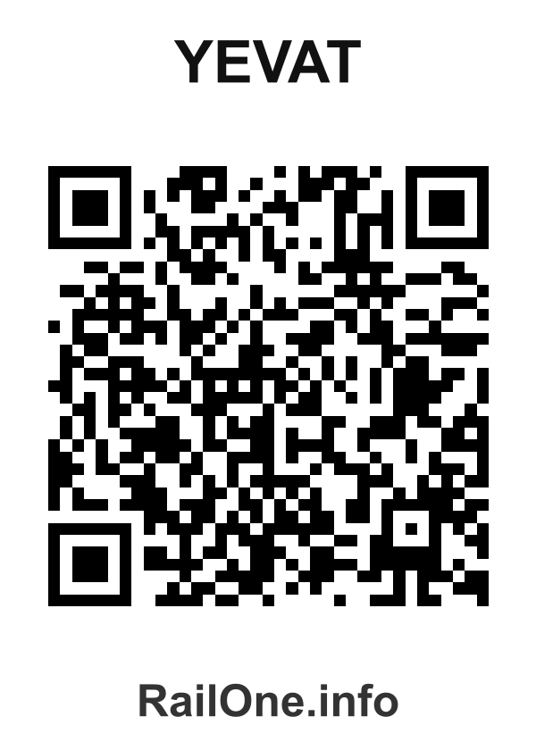 RailOne QR Code for Yevat station
