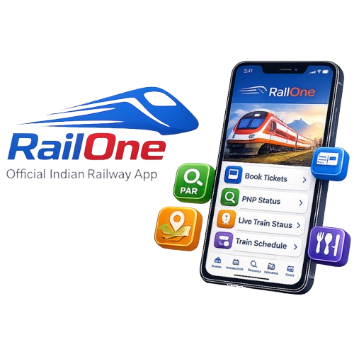 RailOne App Interface